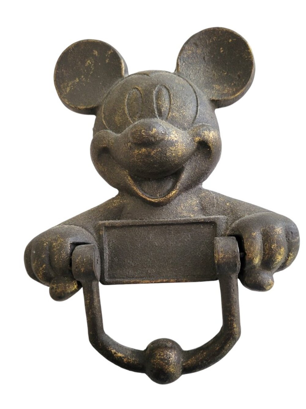 Vintage Mickey Mouse Door Knocker Disney Heavy Metal